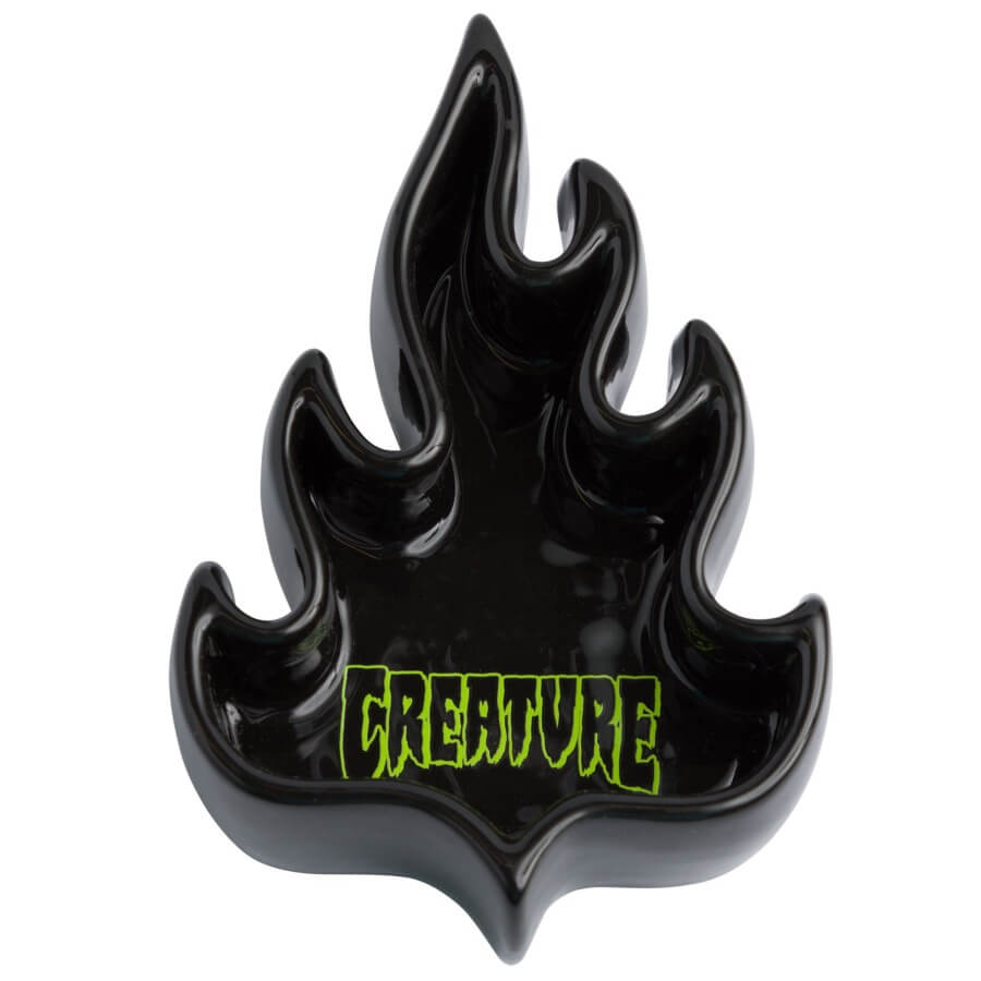 Creature Skateboards Creature Logo Flame Valet Ashtray, priced at $15.99, in stock