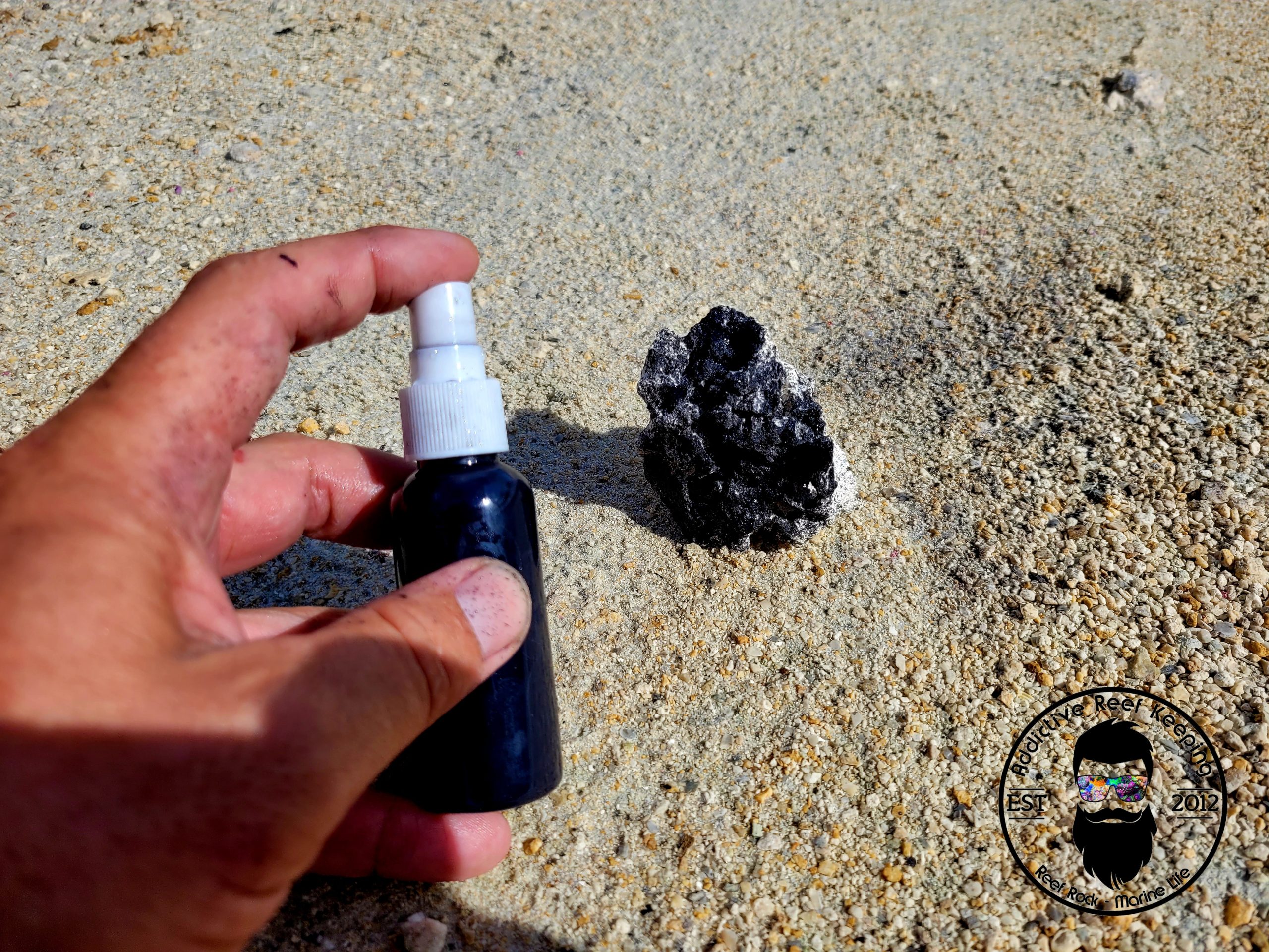 ARK 2.7oz Black Spray Colorant for Dry Reef Rock Aquascape-Fish Safe