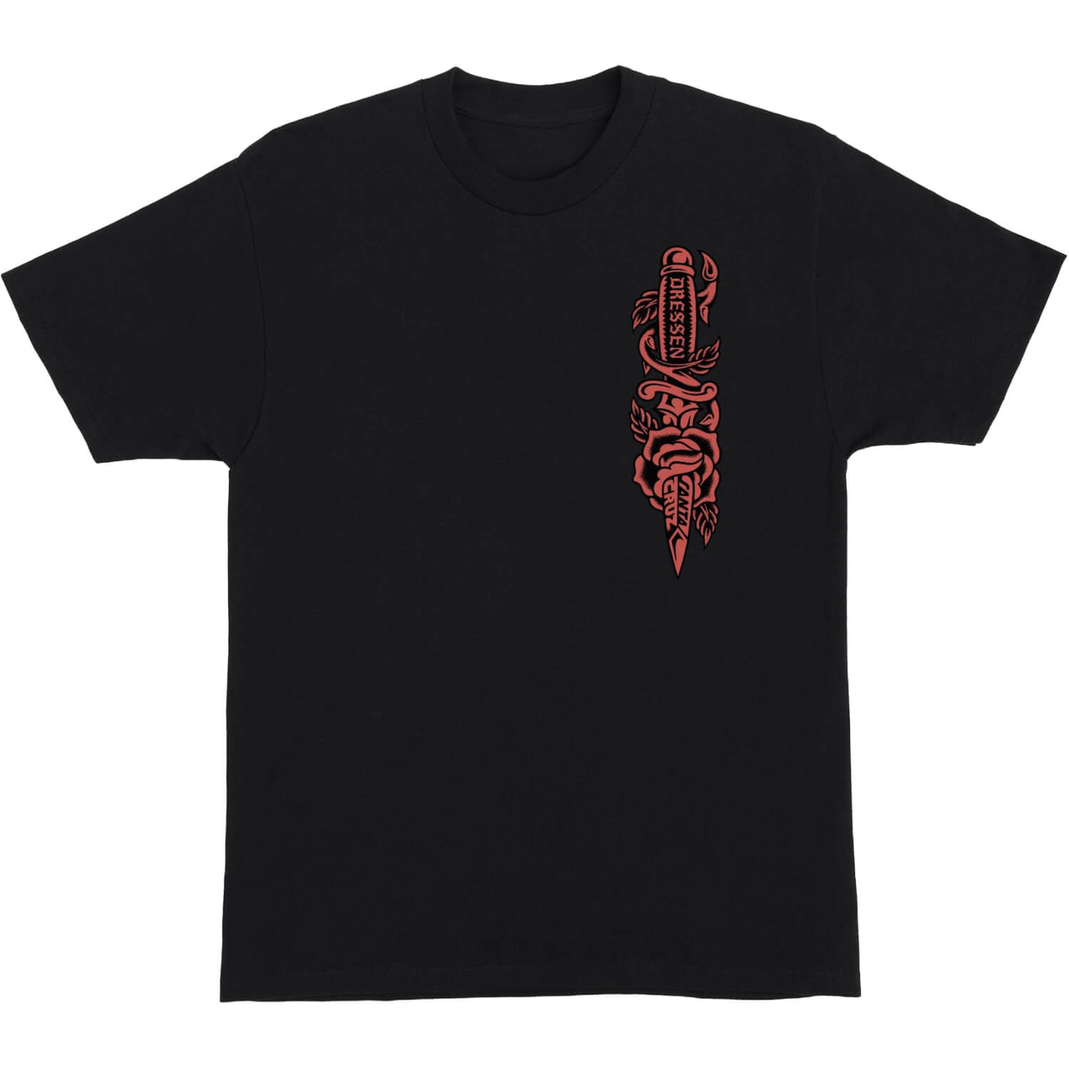 Santa Cruz Skateboards Santa Cruz Dressen Dagger T Shirt, priced at $25.00, in stock
