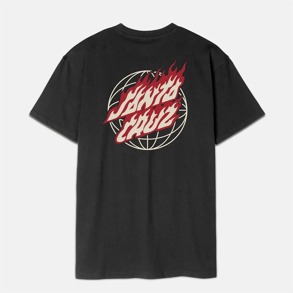 Santa Cruz Skateboards Santa Cruz Global Flame T Shirt, priced at $20.00, in stock