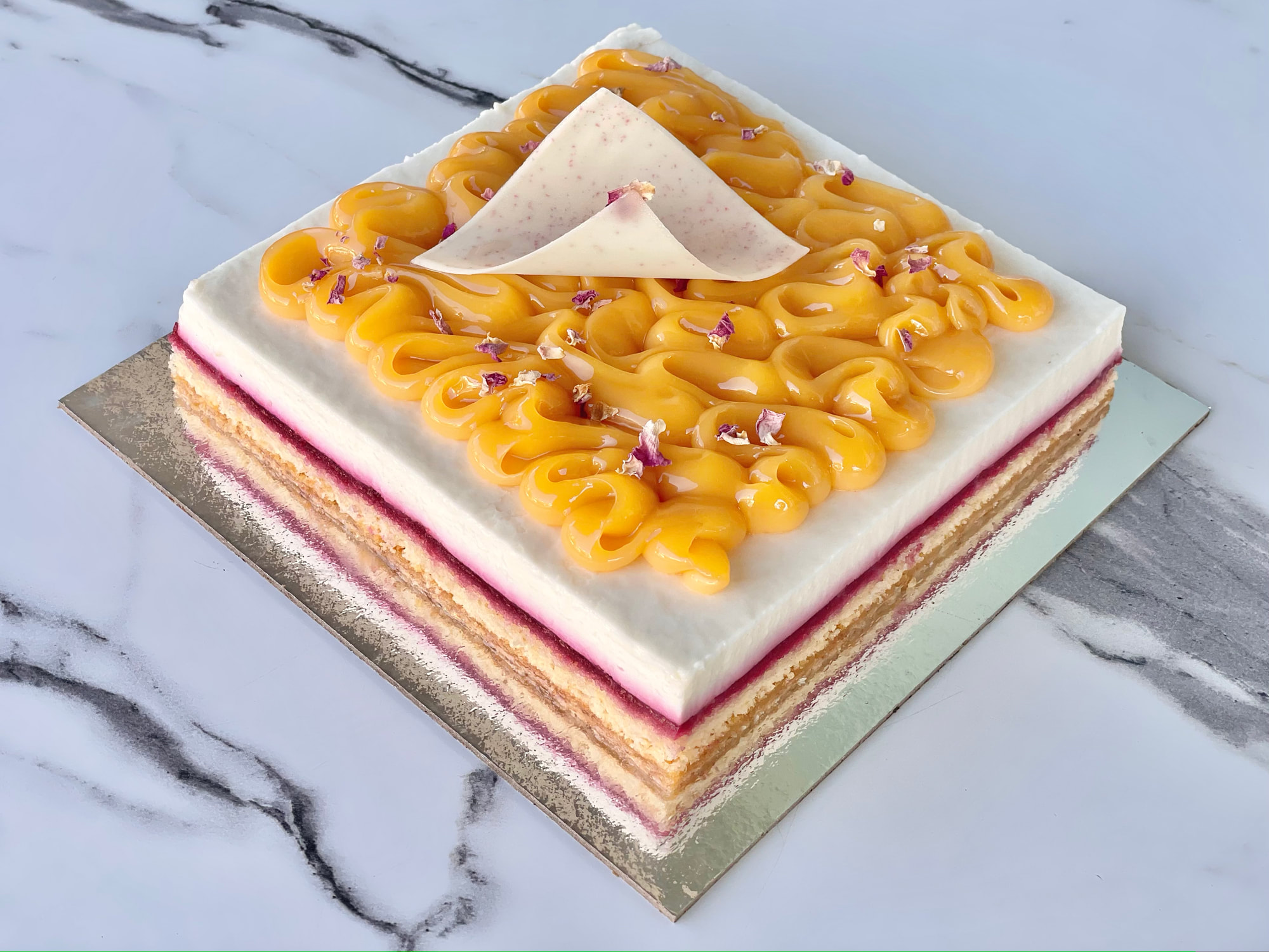 Yuzu Blanc Entremets