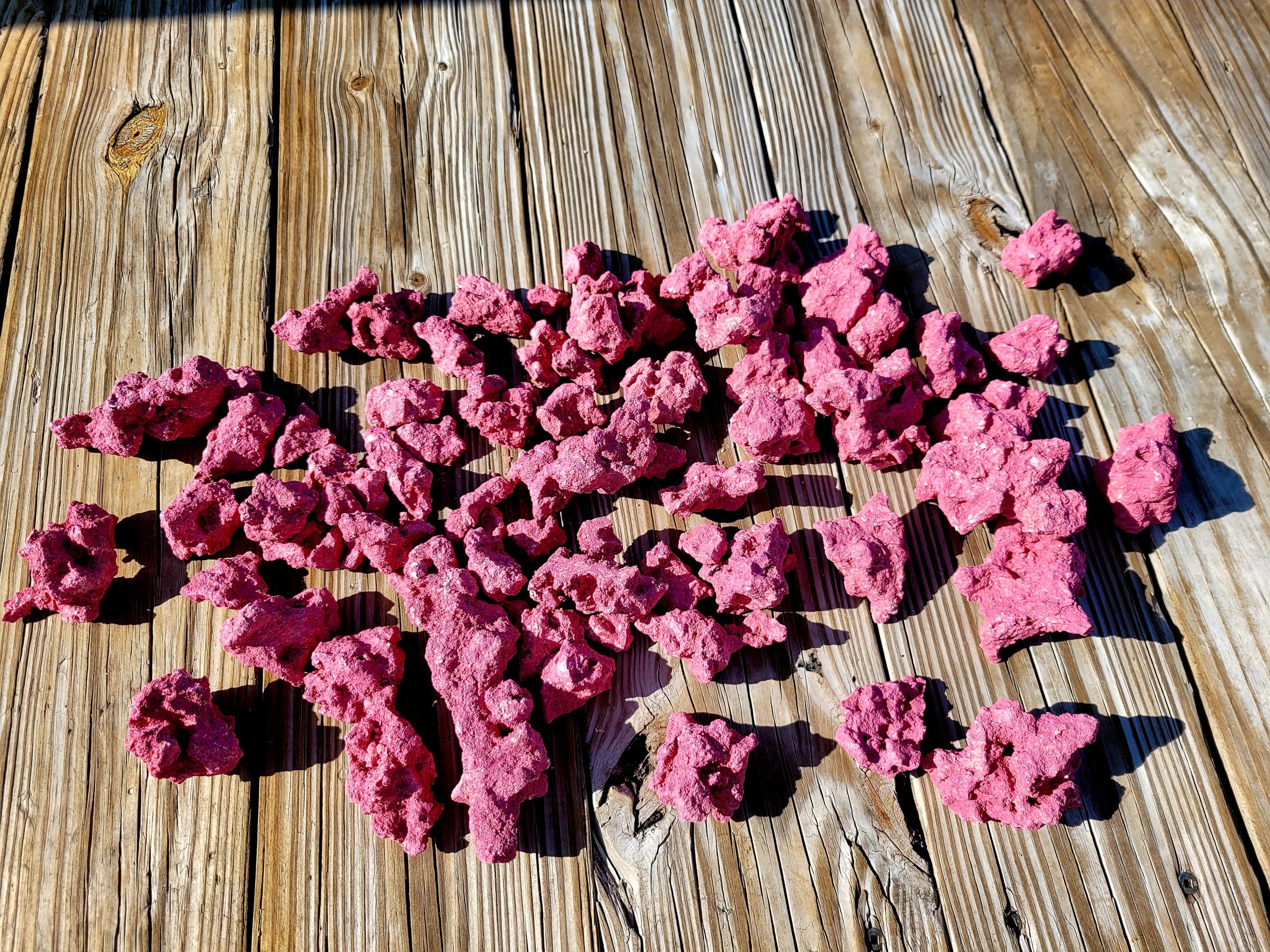 ARK Rubble Pink Dry Reef Rock (1″ to 4″) PICK WEIGHT