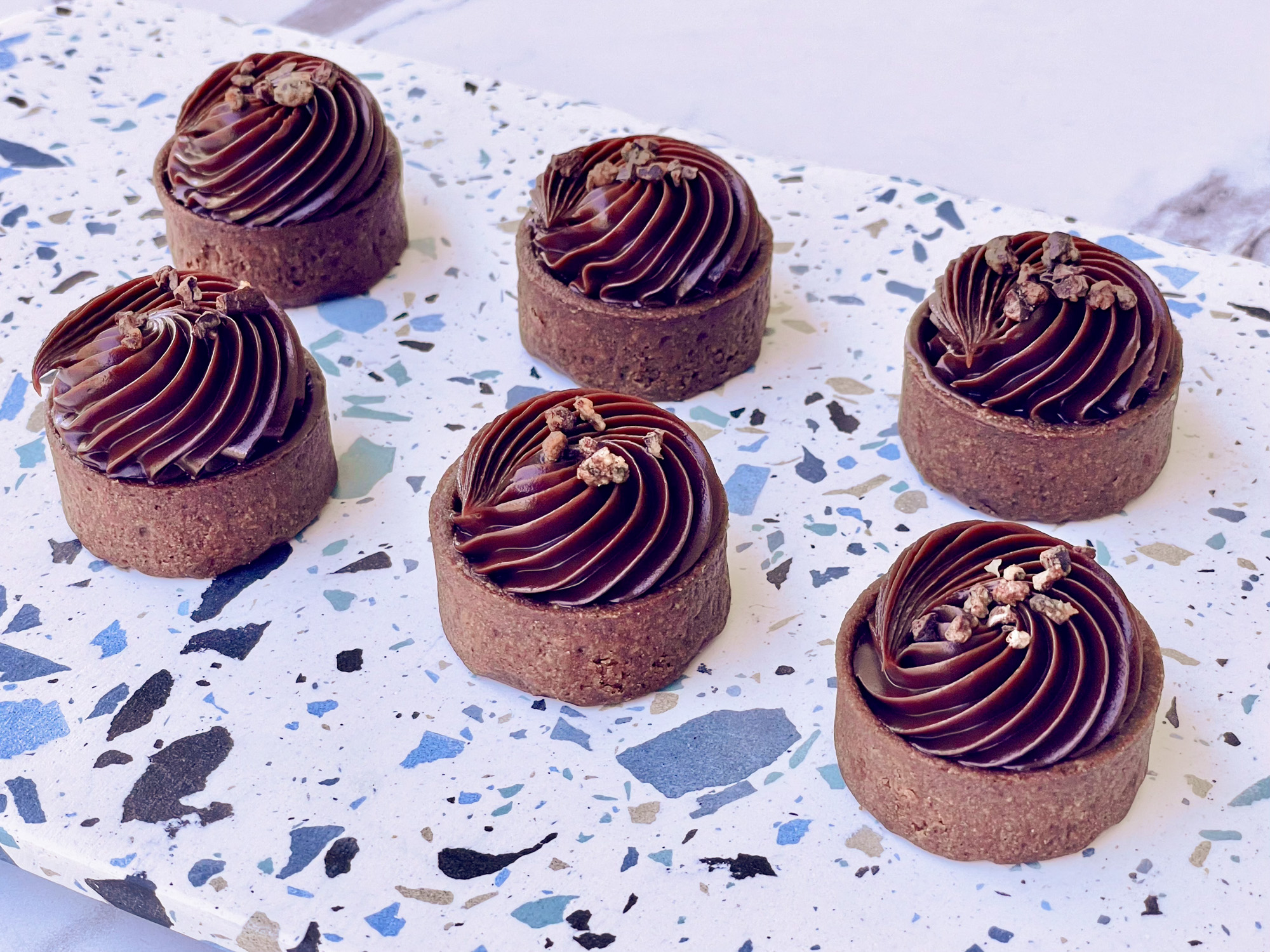Chocolate tart canapés (12pc)