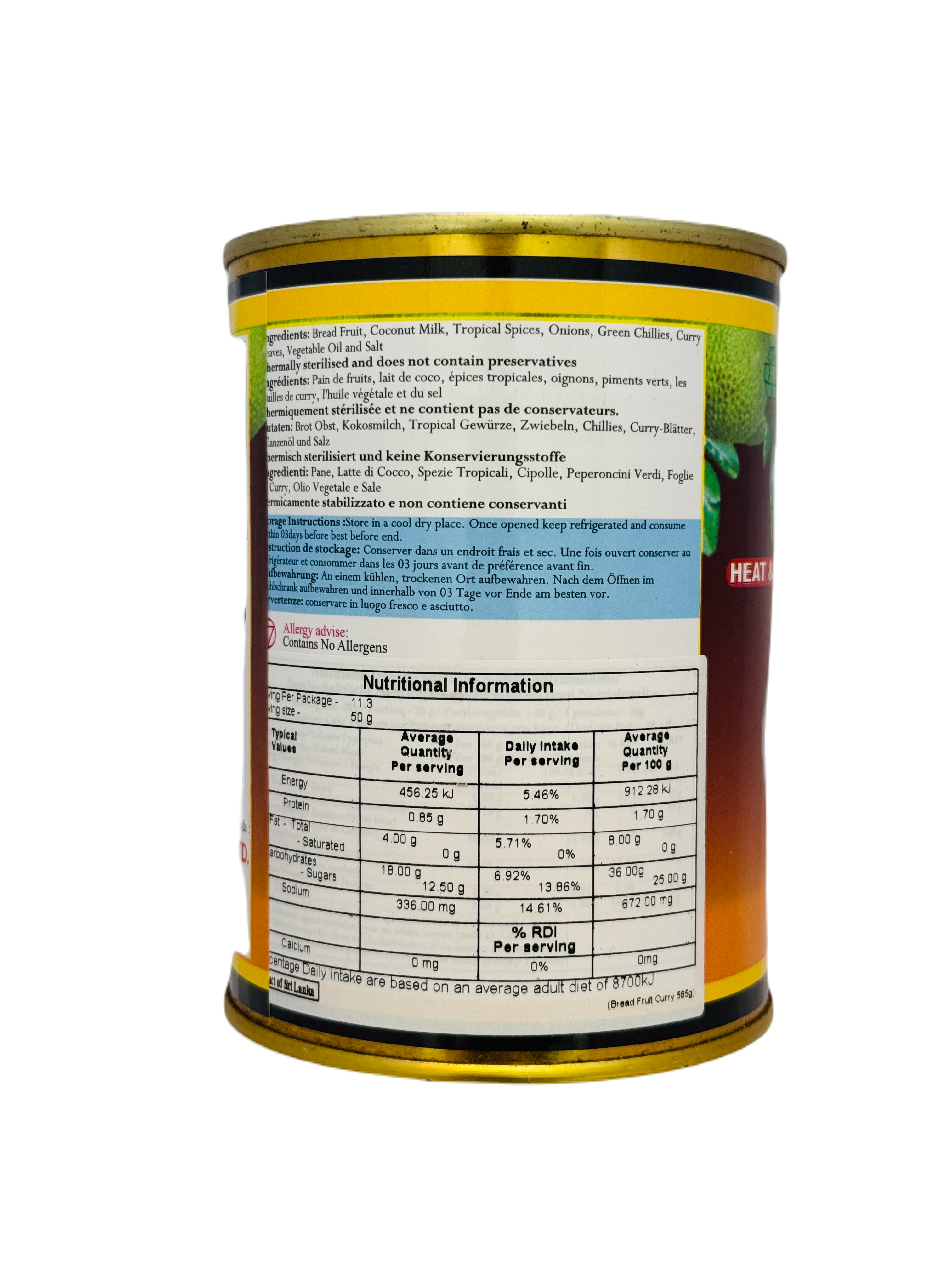 MD BREAD FRUIT CURRY (CAN) - Image 2