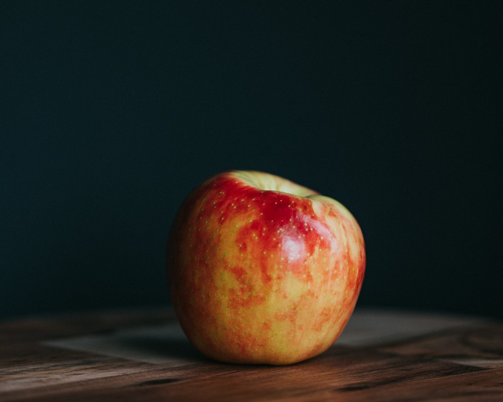 Ambrosia apples in a paper peck bag