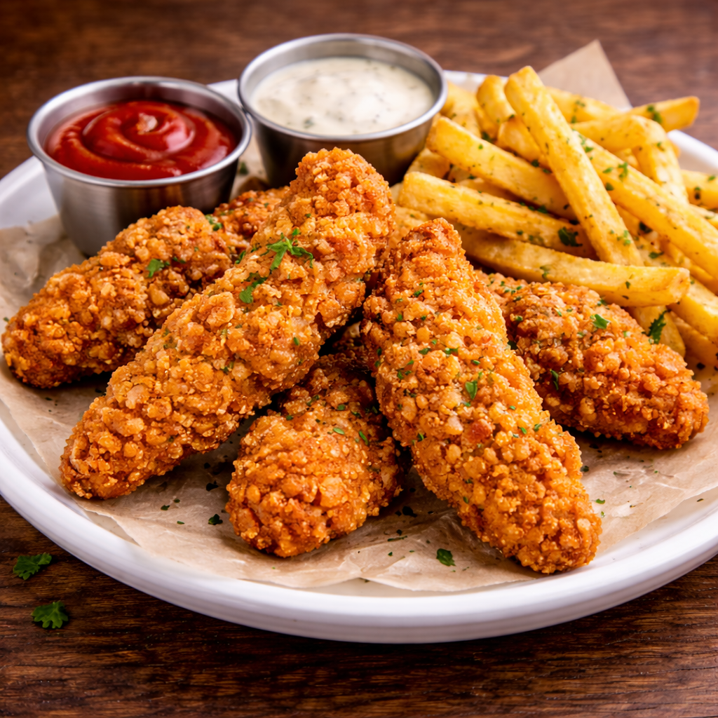 Chicken Tenders and Fries