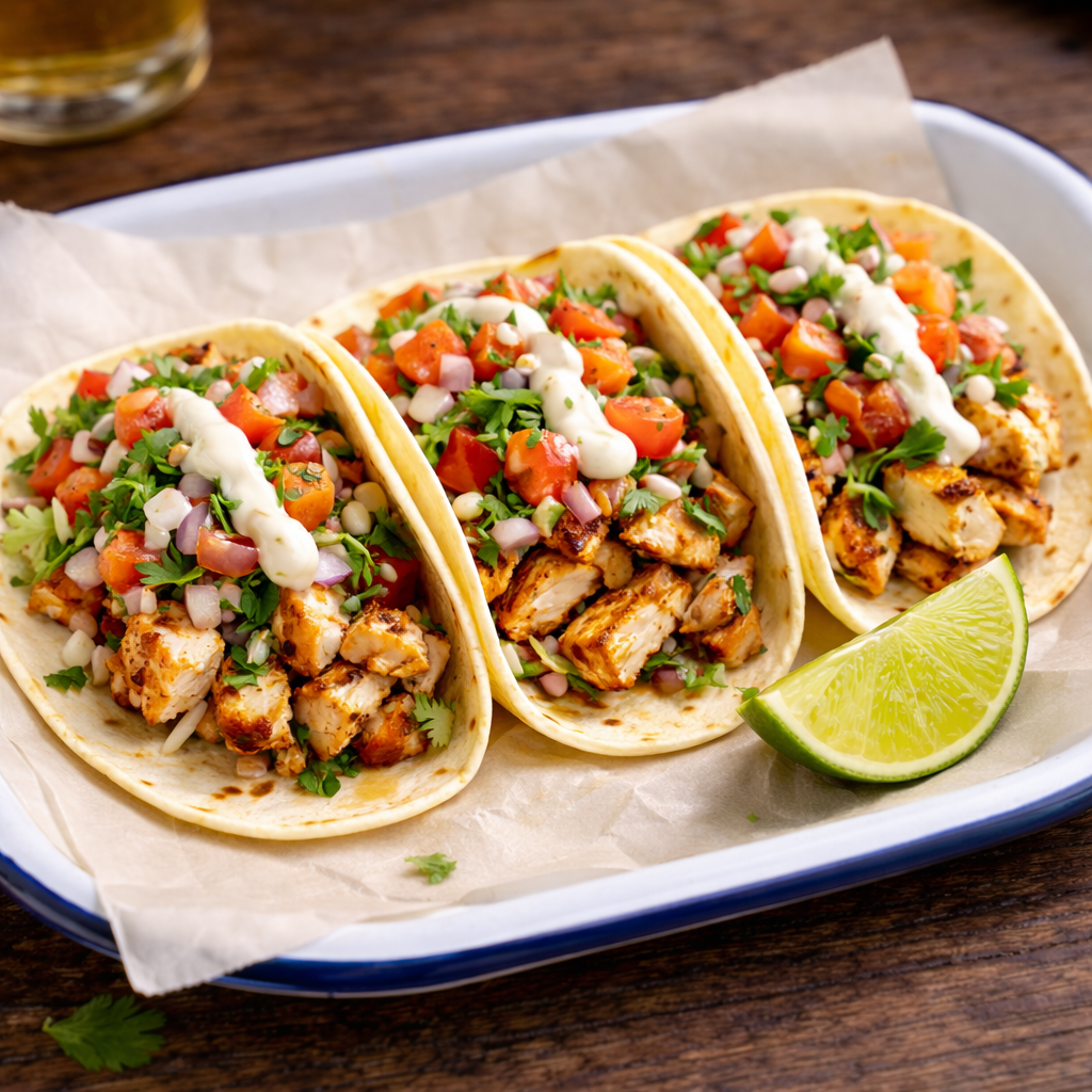 3 - Grilled Chicken Taco