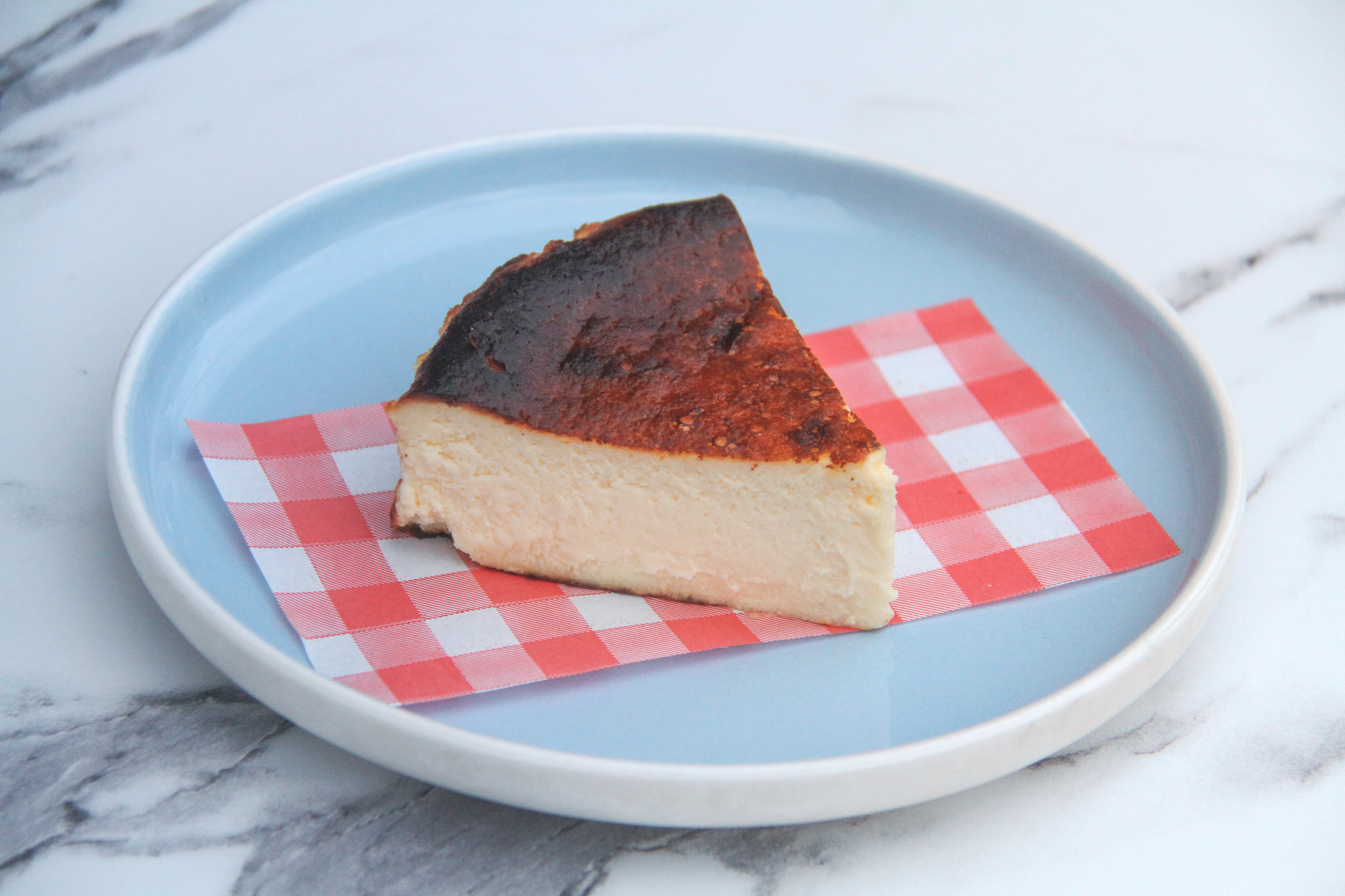 Basque Cheesecake Slice