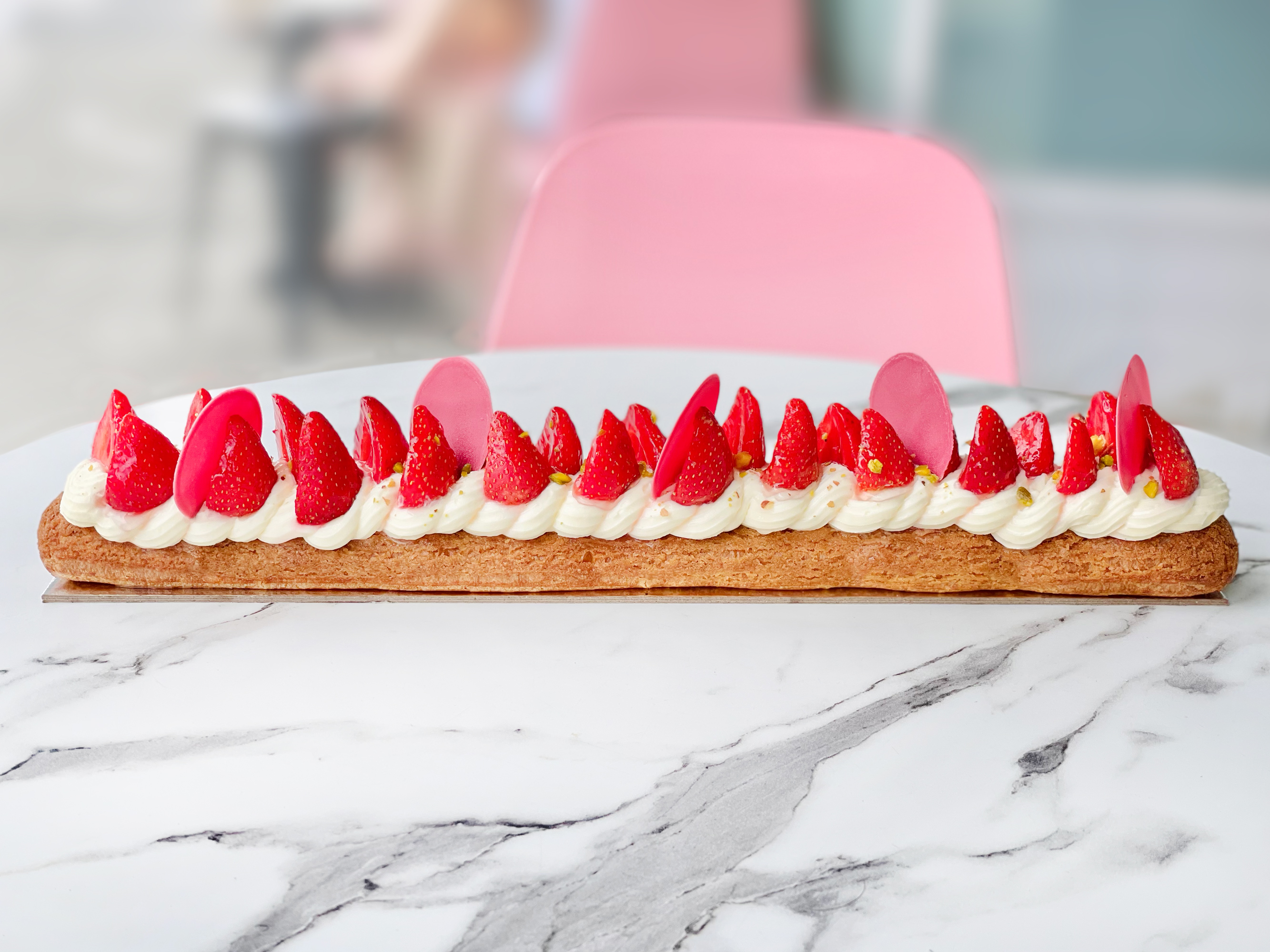 Strawberries and Cream Eclairzilla