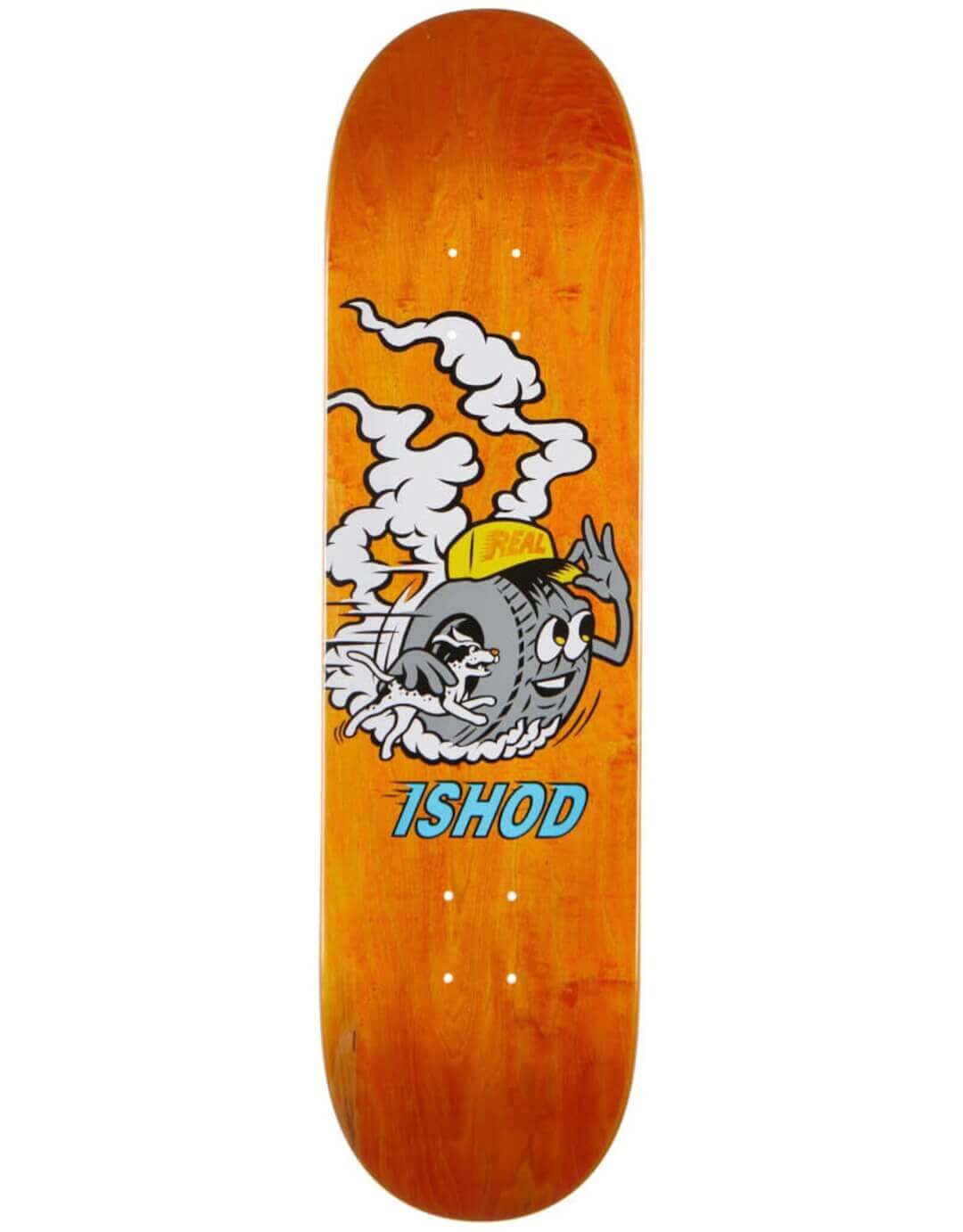 Real Skateboards Real 8.25 Deck Ishod Wair Mascot, priced at $73.95, in stock