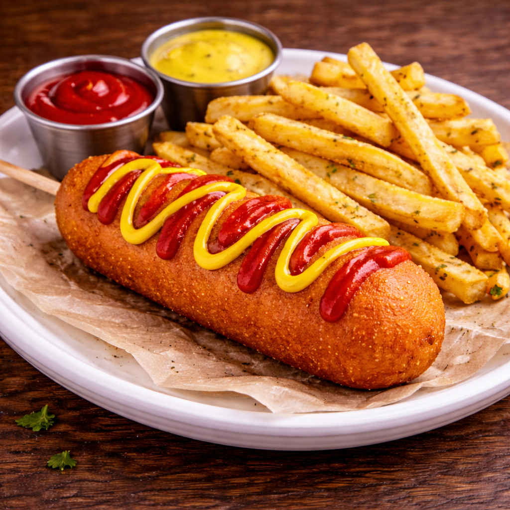 Corn Dog & Fries