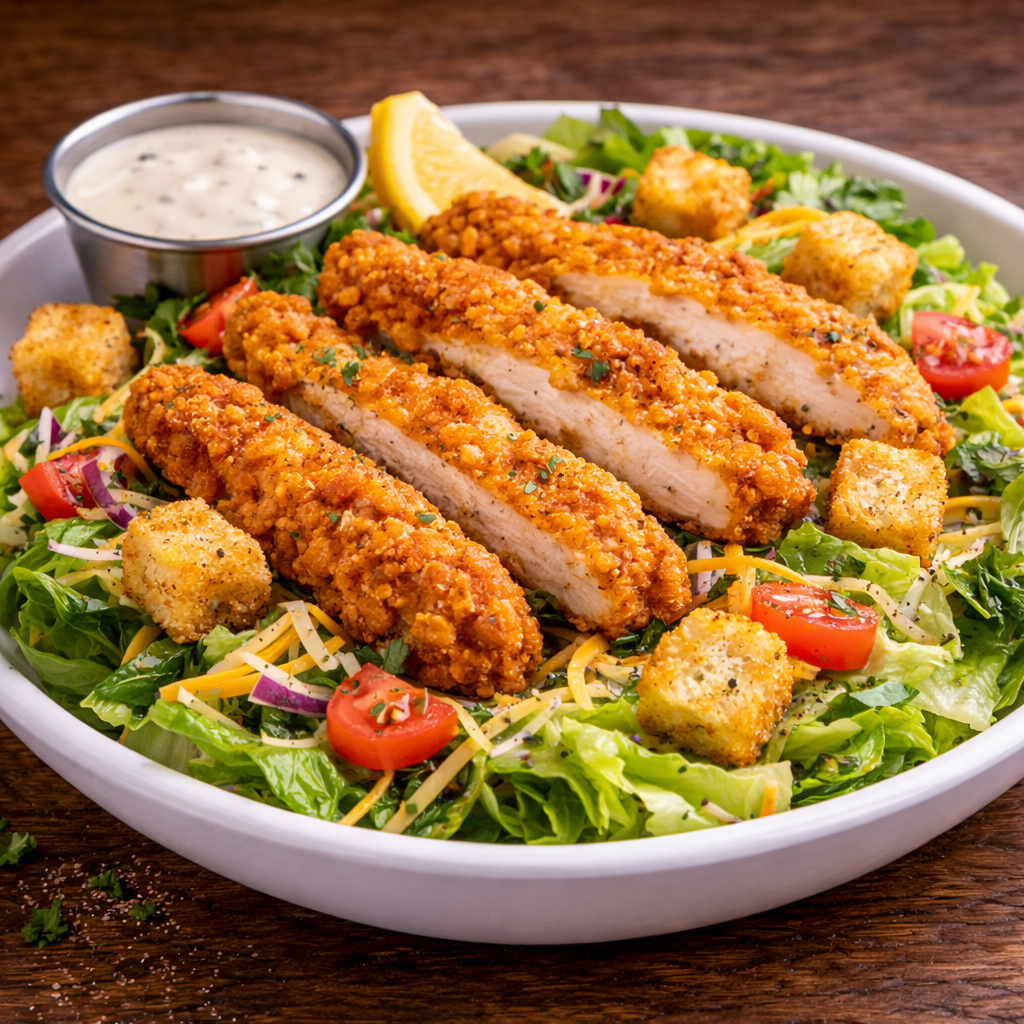 Crispy Chicken Salad