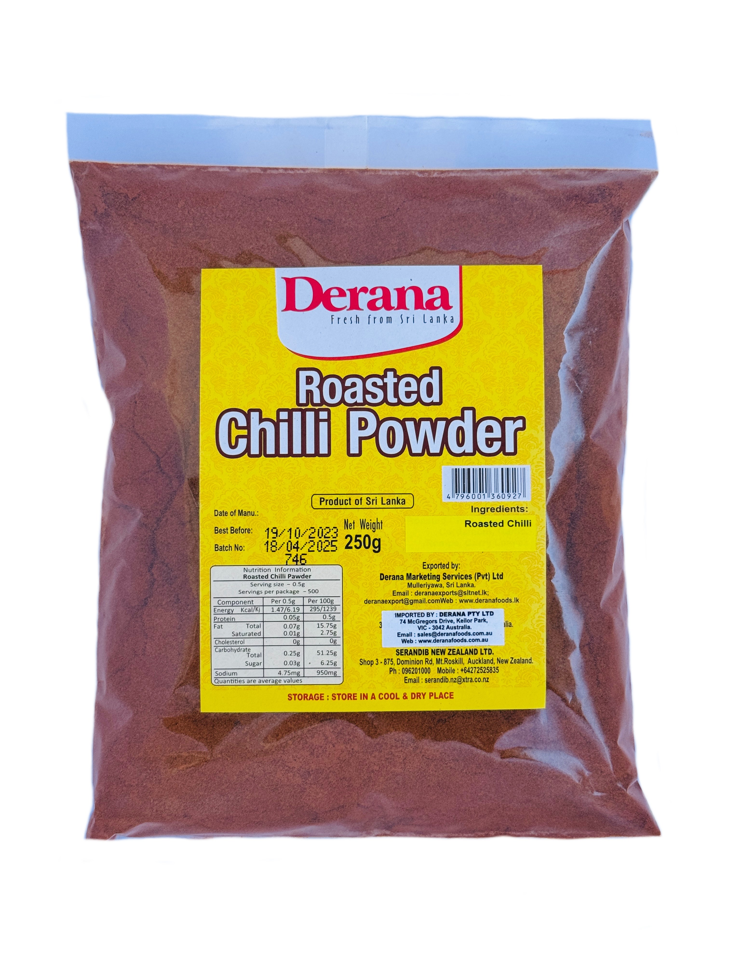 DERANA ROASTED CHILLI POWDER