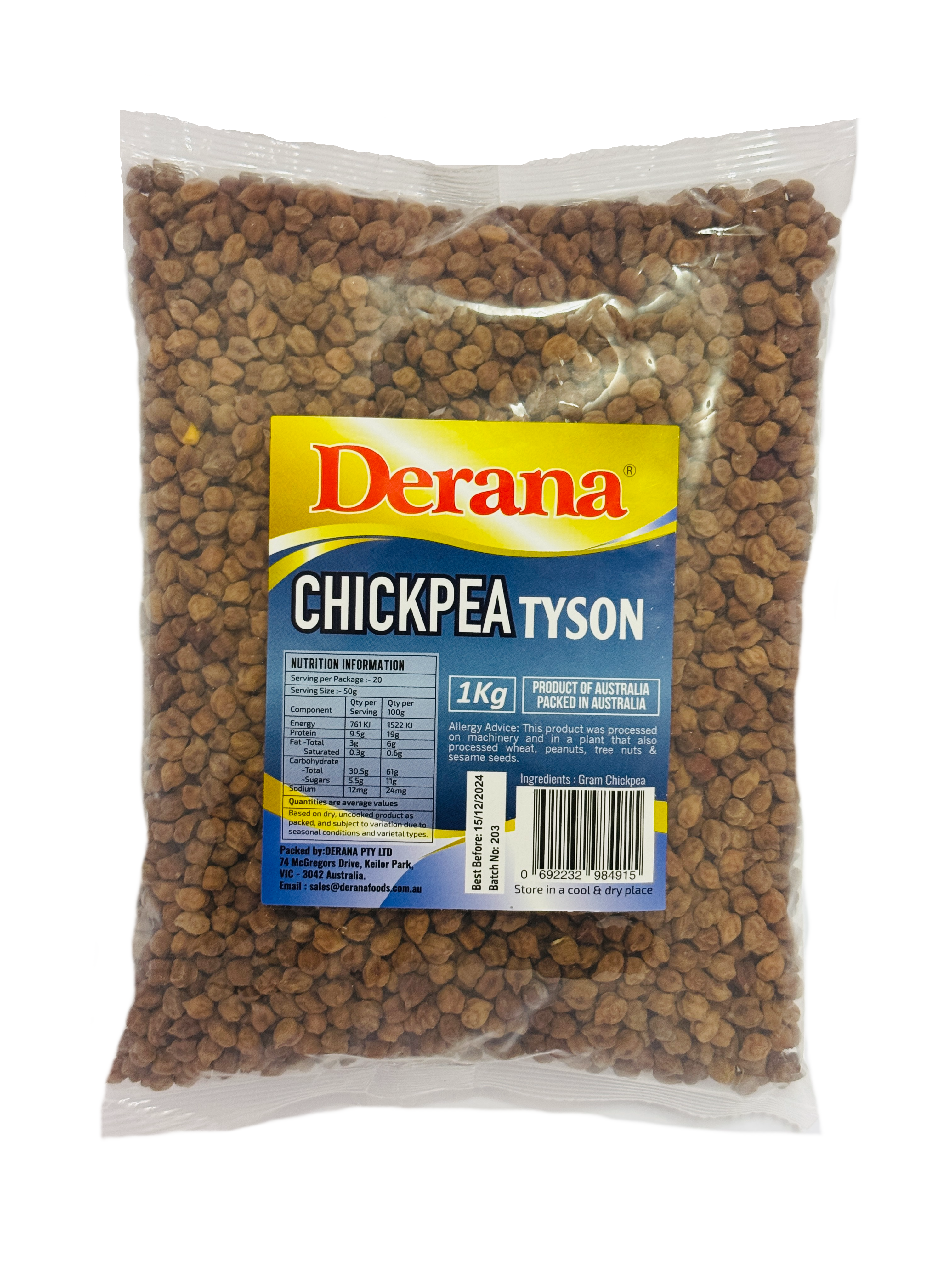 DERANA CHICKPEA TYSON