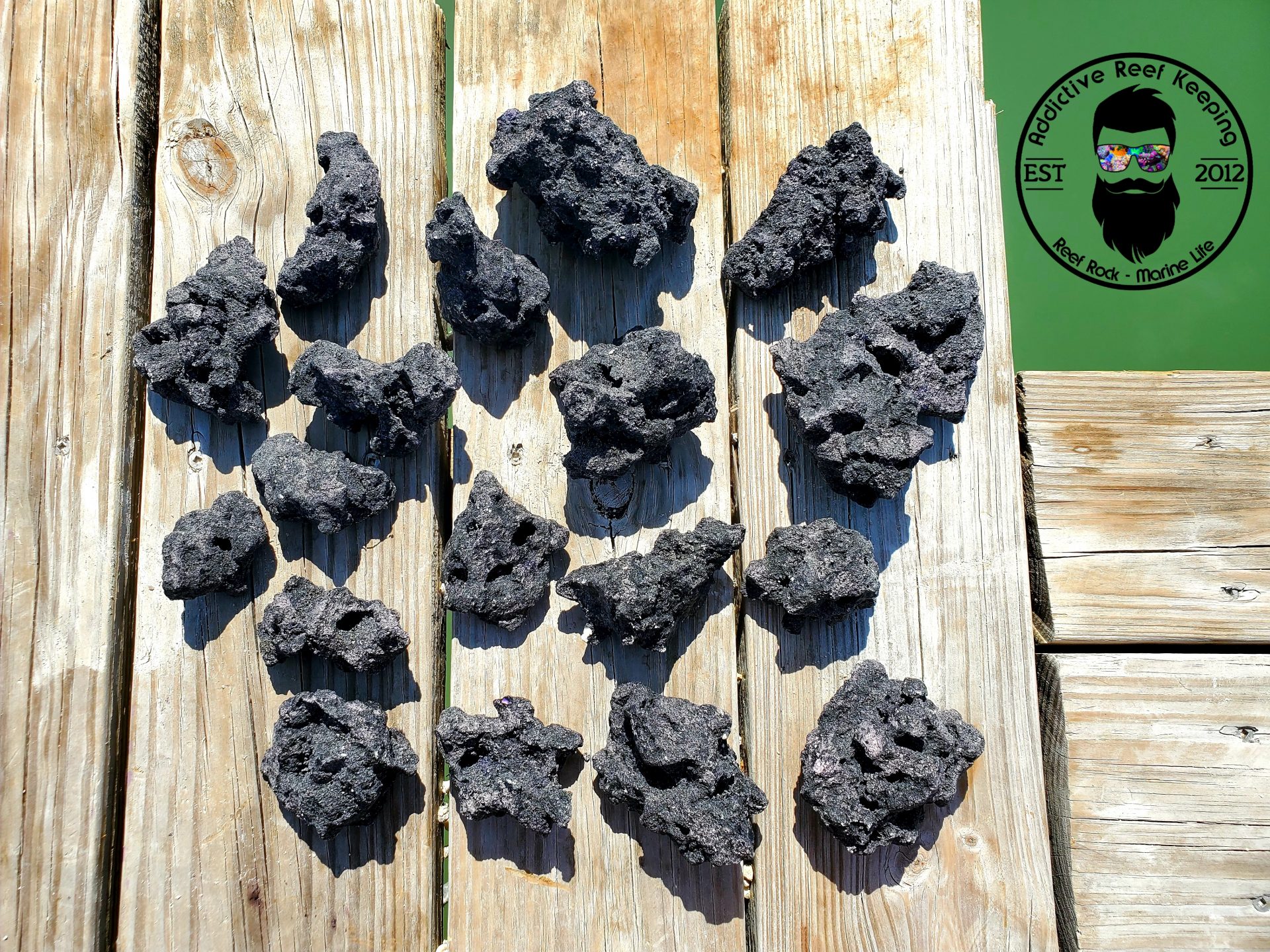 ARK Rubble Black Dry Reef Rock (1″ to 4″) PICK WEIGHT