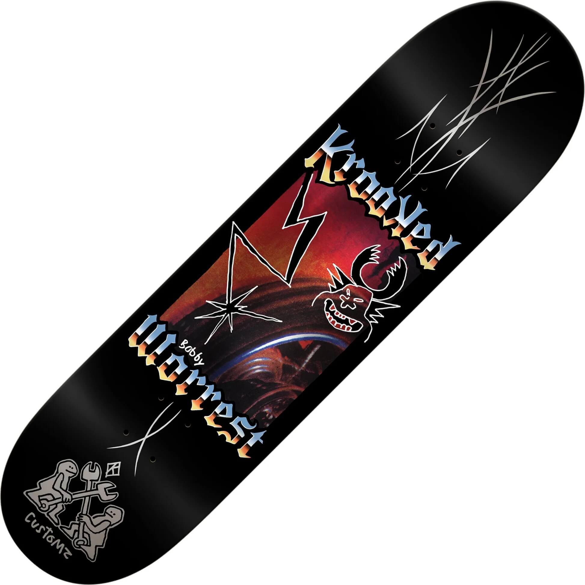 Krooked Skateboards Krooked 8.3 Twin Tail Worrest Chains Deck, priced at $73.95, in stock