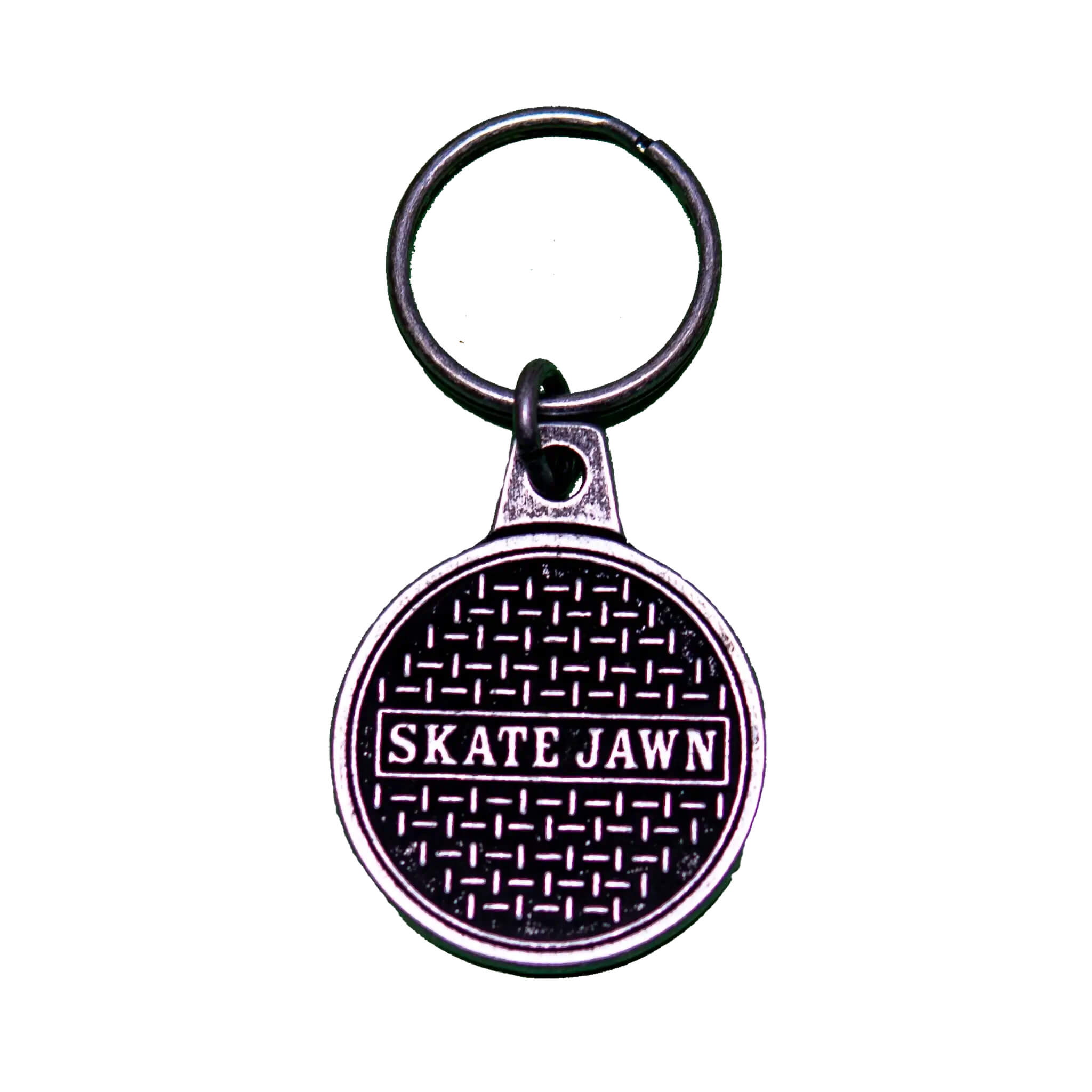 Skate Jawn Skate Jawn Sewer Cap Keychain, priced at $4.95, in stock