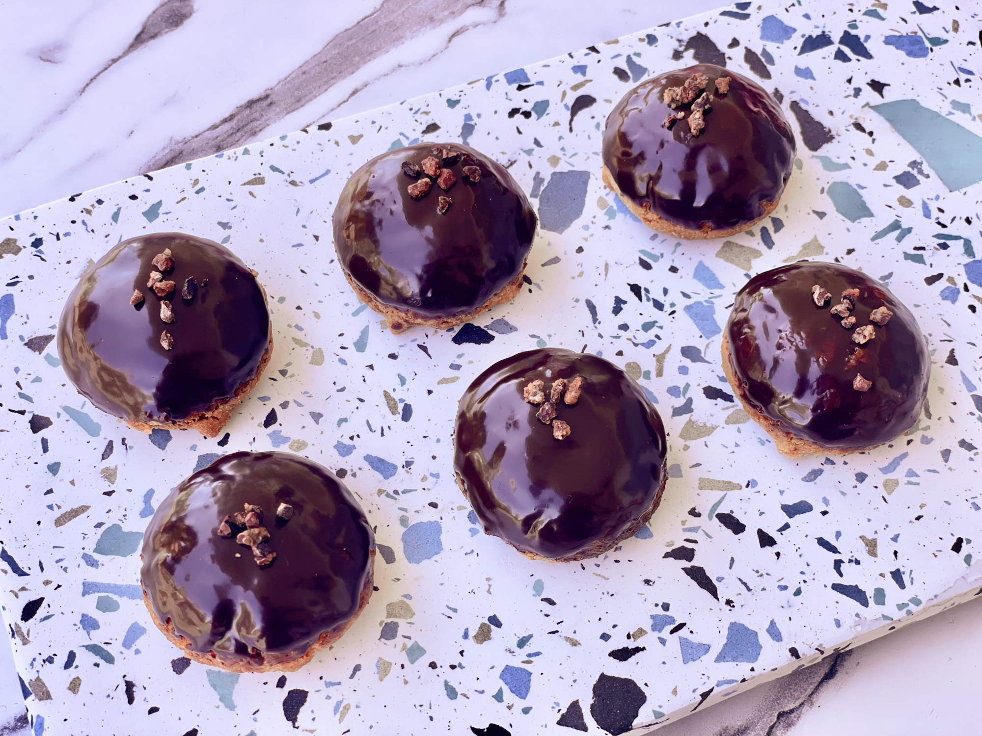 Chocolate Choux Buns 12pc